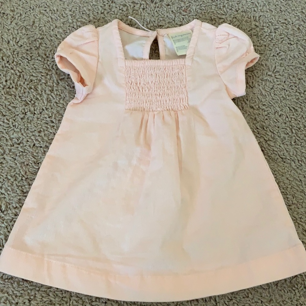 Blush pink first impressions dress